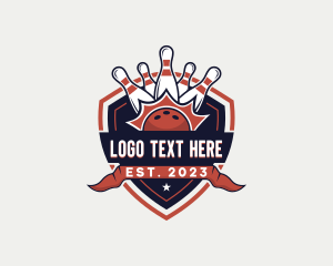 Sports - Bowling Strike Shield Sport logo design