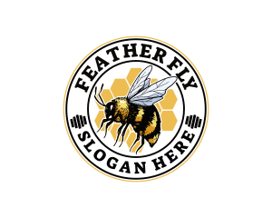 Honey Bee Fly logo design