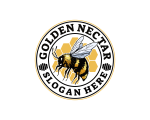 Mead - Honey Bee Fly logo design