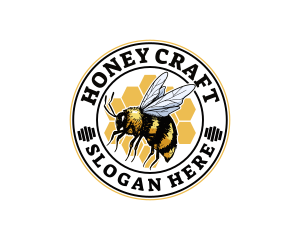 Mead - Honey Bee Fly logo design