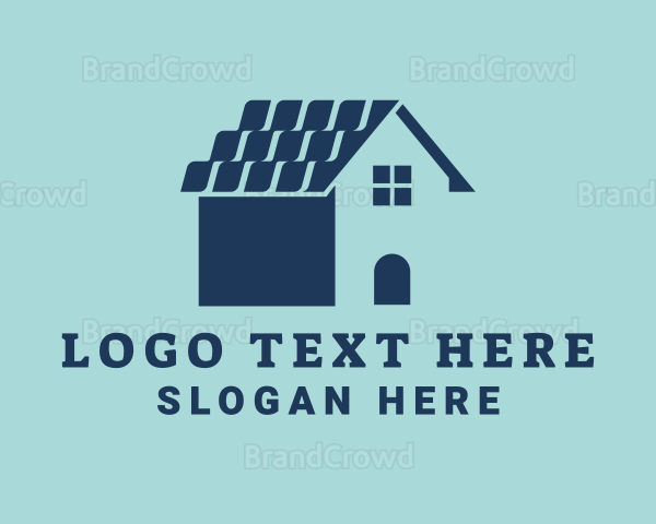 Residential Roofing House Logo