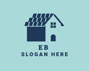 Residential Roofing House  Logo