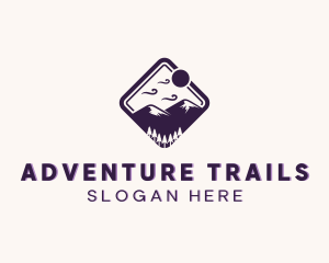 Adventure Mountain Peak logo design