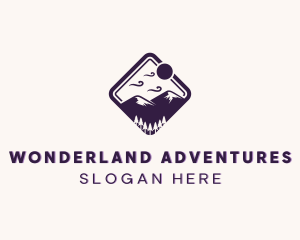 Adventure Mountain Peak logo design