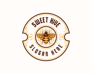 Bee Honey Apiary logo design