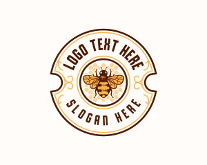 Ecology - Bee Honey Apiary logo design
