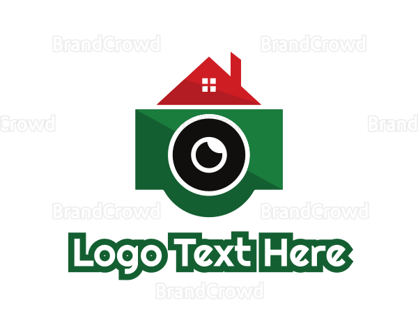 Green Camera House Logo