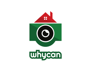Footage - Green Camera House logo design