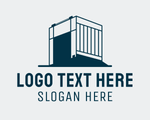 Stockroom - Store Building Warehouse logo design