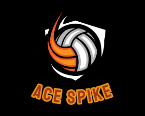 Volleyball - Fast Volleyball Sports logo design