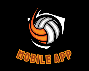 Swish - Fast Volleyball Sports logo design
