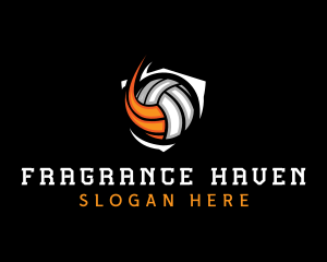 Fast Volleyball Sports logo design