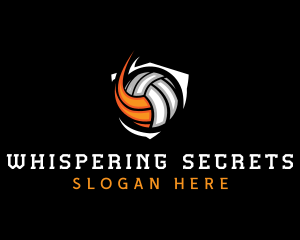 Fast Volleyball Sports logo design