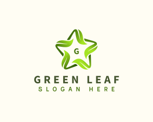 Star Eco Leaves logo design