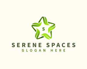 Star Eco Leaves logo design