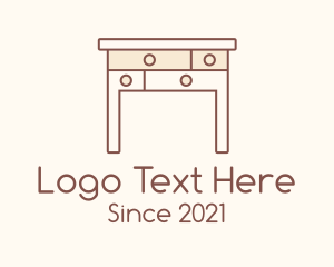 Woodwork - Wood Table Drawer logo design