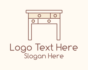 Wood Table Drawer  Logo