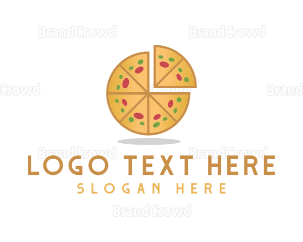 Pizza Pie Slice Logo