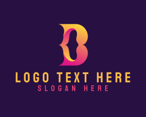 Company Business Letter B logo design