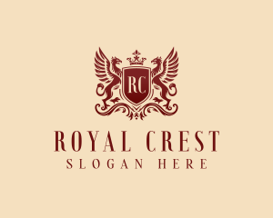 Royal Griffin Crest logo design