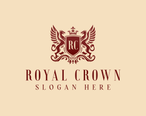 Royal Griffin Crest logo design