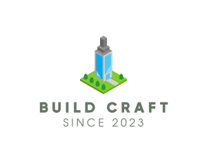 Modern Office Building logo design