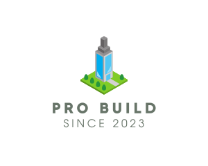 Modern Office Building logo design