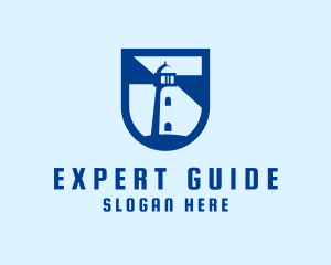 Guide - Shield Coastal Lighthouse logo design