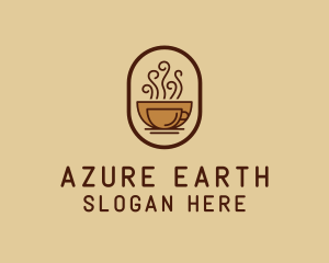 Hot Coffee Cafe logo design