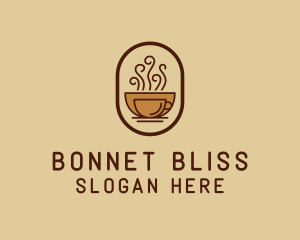 Hot Coffee Cafe logo design