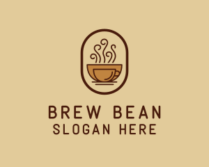 Coffee - Hot Coffee Cafe logo design