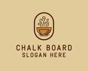 Hot Coffee Cafe logo design