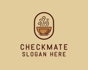 Hot Coffee Cafe logo design