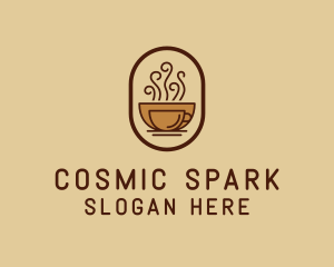 Hot Coffee Cafe logo design