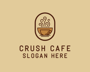 Hot Coffee Cafe logo design