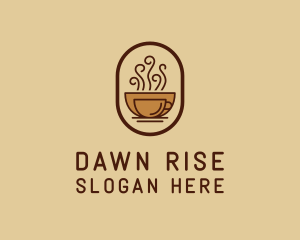 Hot Coffee Cafe logo design