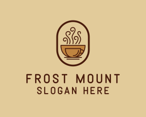 Hot Coffee Cafe logo design