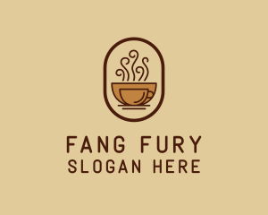 Hot Coffee Cafe logo design