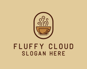 Hot Coffee Cafe logo design