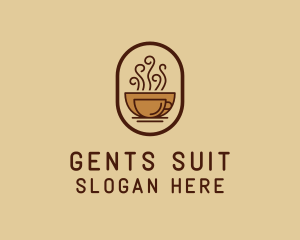 Hot Coffee Cafe logo design