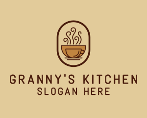 Hot Coffee Cafe logo design