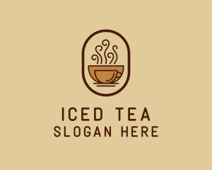 Hot Coffee Cafe logo design