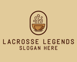 Hot Coffee Cafe logo design