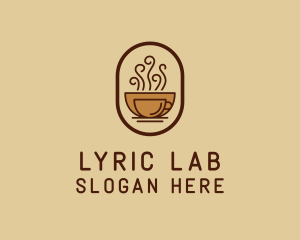 Hot Coffee Cafe logo design