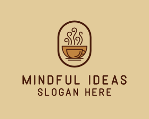 Hot Coffee Cafe logo design