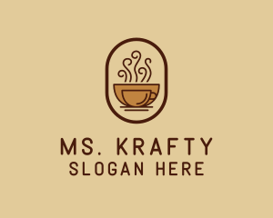 Beverage - Hot Coffee Cafe logo design