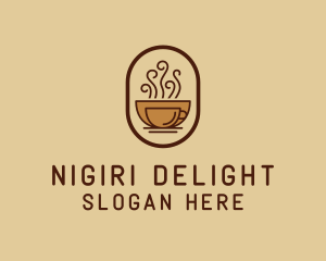 Hot Coffee Cafe logo design