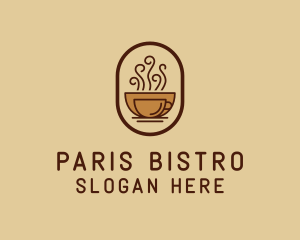 Hot Coffee Cafe logo design