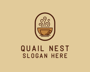 Hot Coffee Cafe logo design