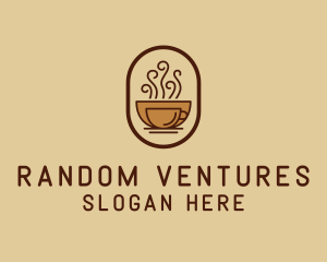 Hot Coffee Cafe logo design